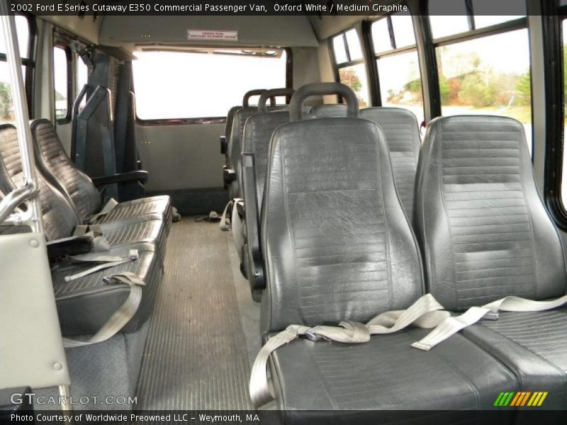  2002 E Series Cutaway E350 Commercial Passenger Van Medium Graphite Interior