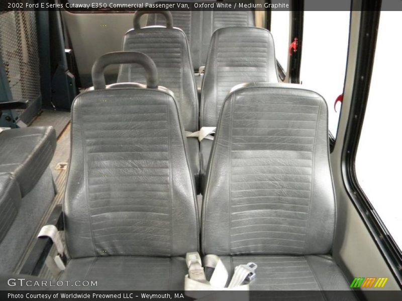 Oxford White / Medium Graphite 2002 Ford E Series Cutaway E350 Commercial Passenger Van