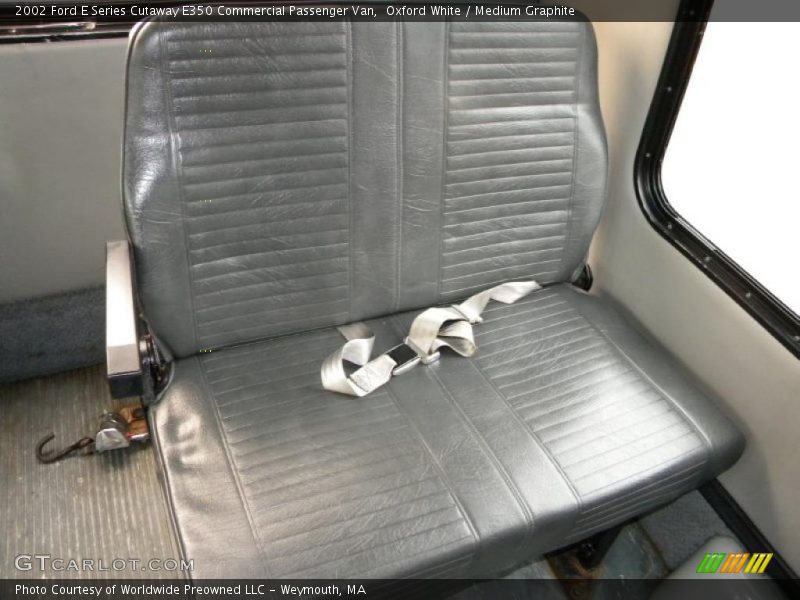 Oxford White / Medium Graphite 2002 Ford E Series Cutaway E350 Commercial Passenger Van