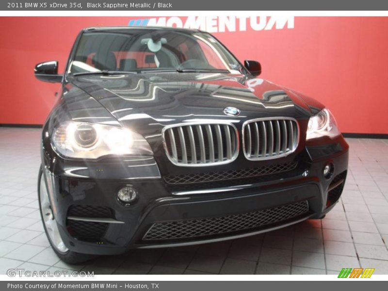 Black Sapphire Metallic / Black 2011 BMW X5 xDrive 35d