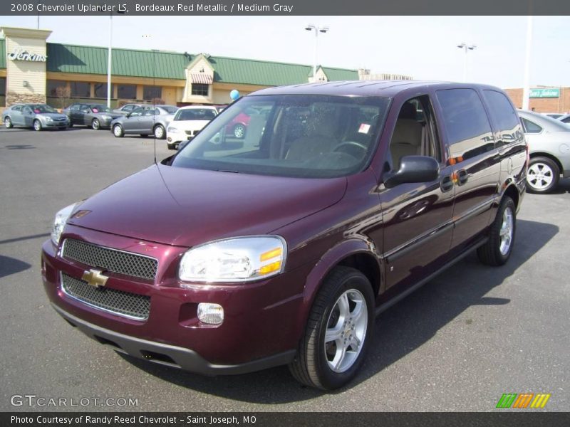 Bordeaux Red Metallic / Medium Gray 2008 Chevrolet Uplander LS