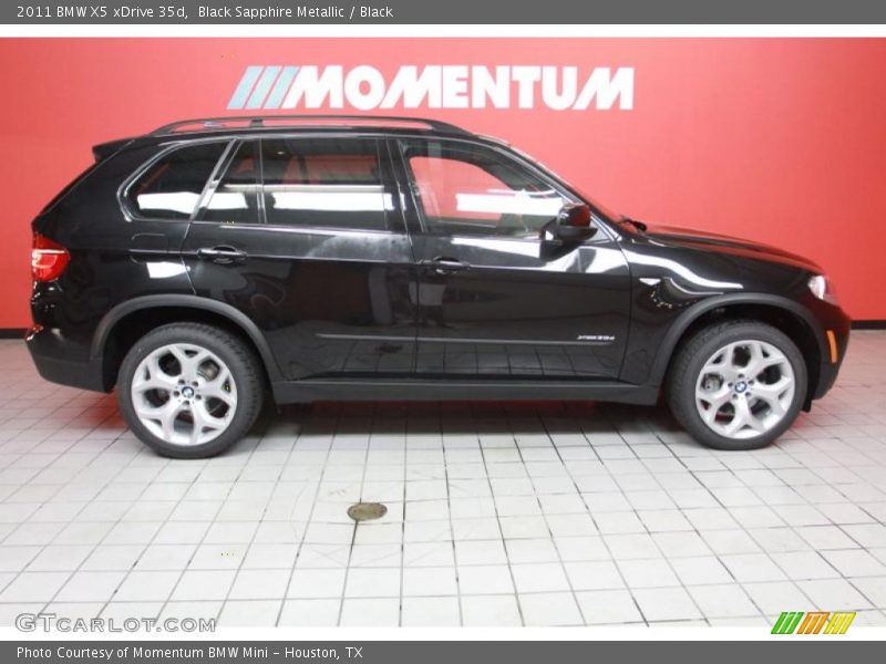 Black Sapphire Metallic / Black 2011 BMW X5 xDrive 35d