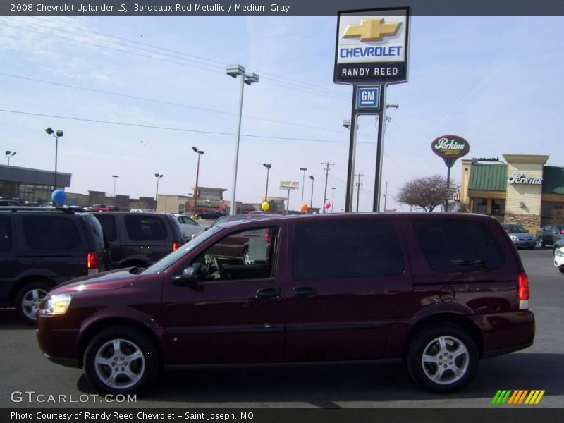 Bordeaux Red Metallic / Medium Gray 2008 Chevrolet Uplander LS