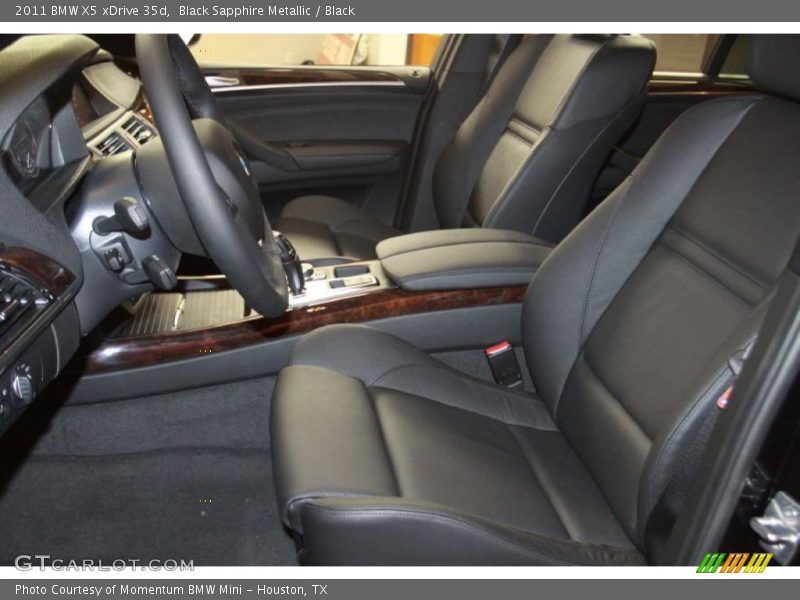 Black Sapphire Metallic / Black 2011 BMW X5 xDrive 35d