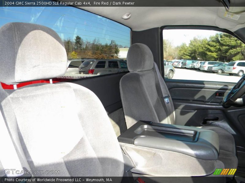 Fire Red / Dark Pewter 2004 GMC Sierra 2500HD SLE Regular Cab 4x4