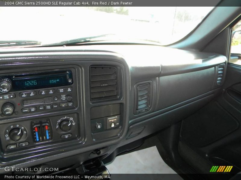 Fire Red / Dark Pewter 2004 GMC Sierra 2500HD SLE Regular Cab 4x4