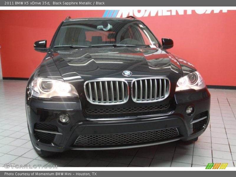 Black Sapphire Metallic / Black 2011 BMW X5 xDrive 35d