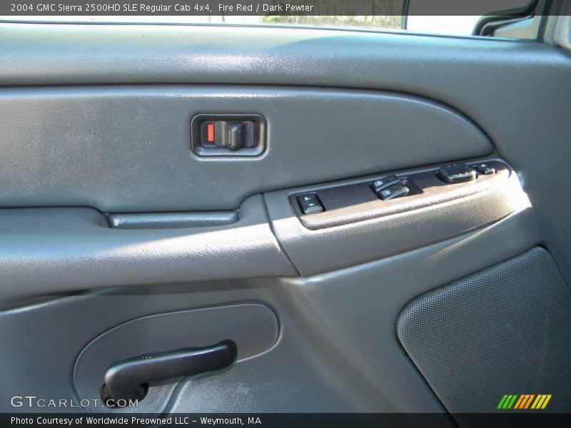 Fire Red / Dark Pewter 2004 GMC Sierra 2500HD SLE Regular Cab 4x4