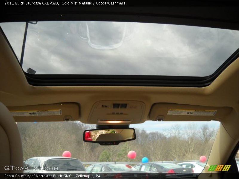Gold Mist Metallic / Cocoa/Cashmere 2011 Buick LaCrosse CXL AWD