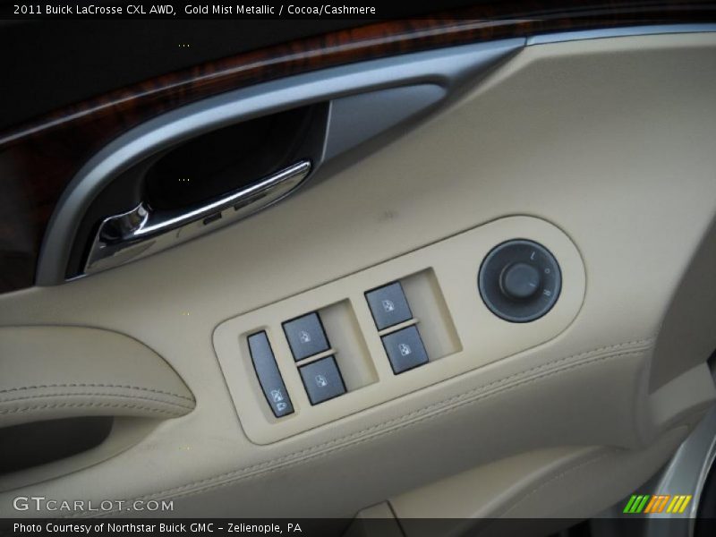 Gold Mist Metallic / Cocoa/Cashmere 2011 Buick LaCrosse CXL AWD