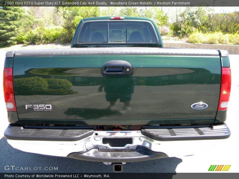 Woodland Green Metallic / Medium Parchment 2000 Ford F350 Super Duty XLT Extended Cab 4x4 Dually