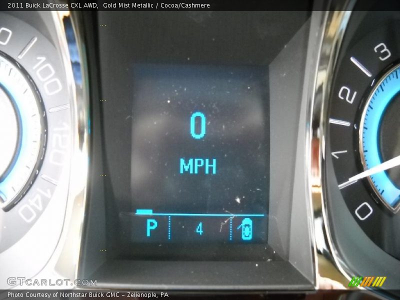 Gold Mist Metallic / Cocoa/Cashmere 2011 Buick LaCrosse CXL AWD
