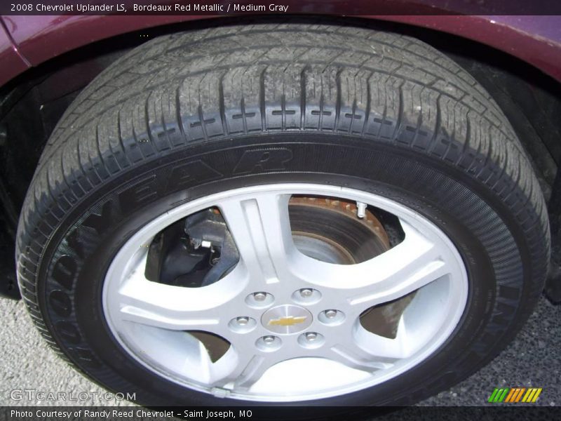 Bordeaux Red Metallic / Medium Gray 2008 Chevrolet Uplander LS