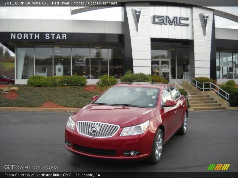 Red Jewel Tintcoat / Cocoa/Cashmere 2011 Buick LaCrosse CXS