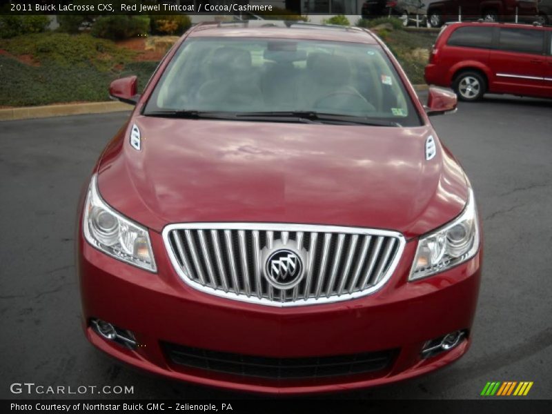 Red Jewel Tintcoat / Cocoa/Cashmere 2011 Buick LaCrosse CXS