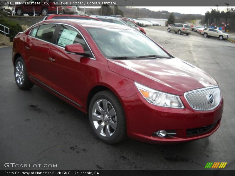 Red Jewel Tintcoat / Cocoa/Cashmere 2011 Buick LaCrosse CXS