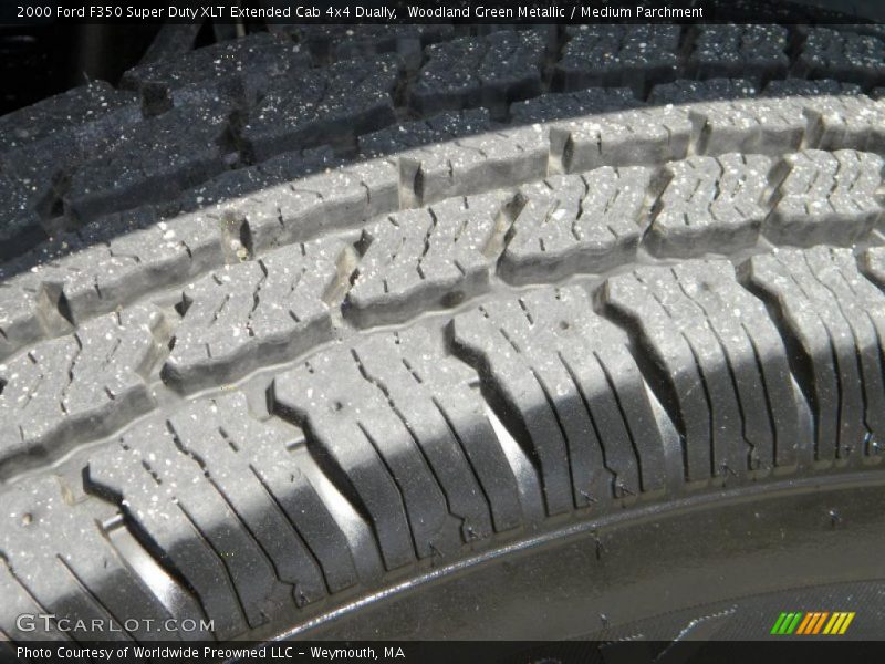 Woodland Green Metallic / Medium Parchment 2000 Ford F350 Super Duty XLT Extended Cab 4x4 Dually