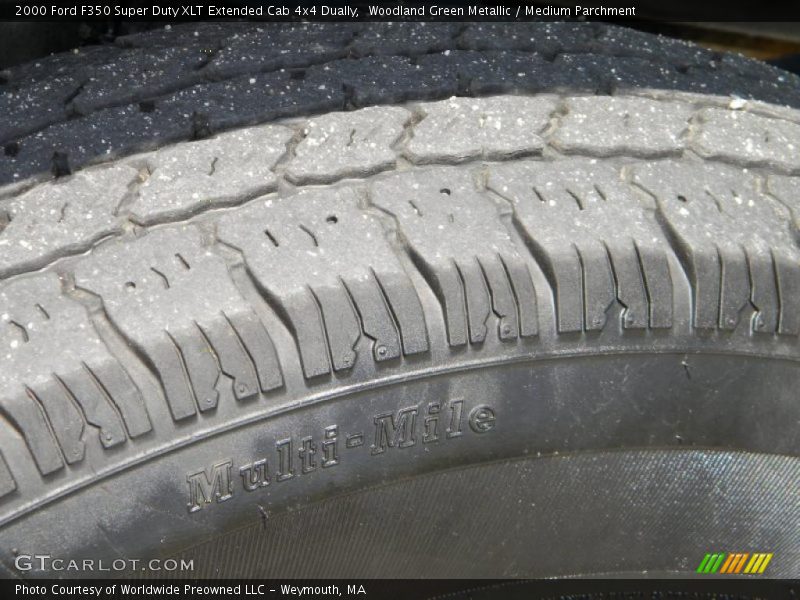 Woodland Green Metallic / Medium Parchment 2000 Ford F350 Super Duty XLT Extended Cab 4x4 Dually