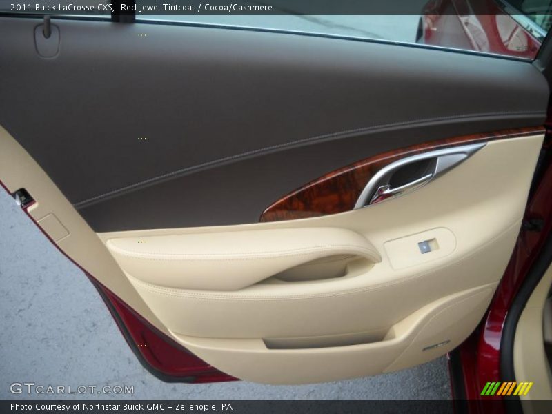 Red Jewel Tintcoat / Cocoa/Cashmere 2011 Buick LaCrosse CXS