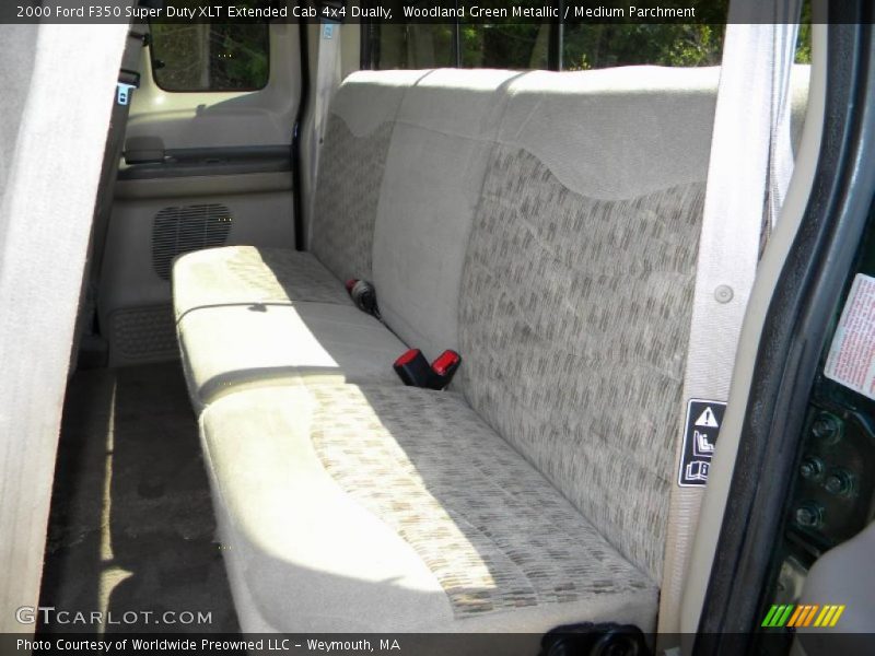 Woodland Green Metallic / Medium Parchment 2000 Ford F350 Super Duty XLT Extended Cab 4x4 Dually