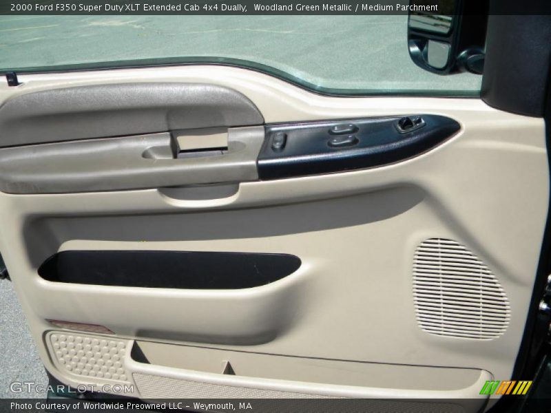 Woodland Green Metallic / Medium Parchment 2000 Ford F350 Super Duty XLT Extended Cab 4x4 Dually