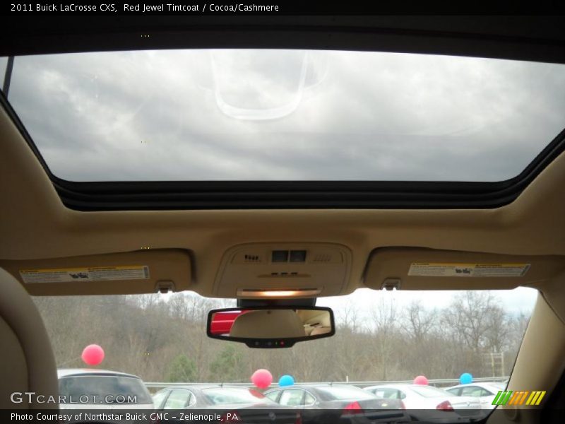 Red Jewel Tintcoat / Cocoa/Cashmere 2011 Buick LaCrosse CXS