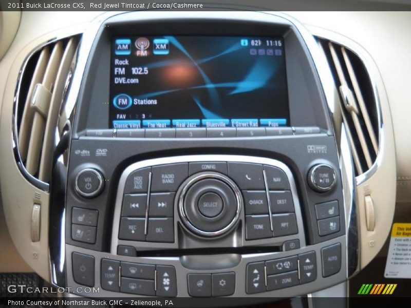 Controls of 2011 LaCrosse CXS