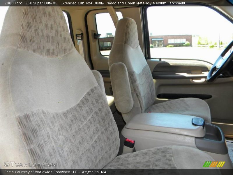 Woodland Green Metallic / Medium Parchment 2000 Ford F350 Super Duty XLT Extended Cab 4x4 Dually