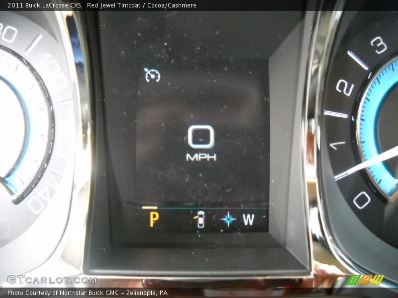 Red Jewel Tintcoat / Cocoa/Cashmere 2011 Buick LaCrosse CXS