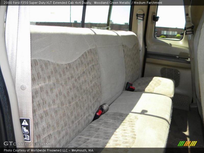 Woodland Green Metallic / Medium Parchment 2000 Ford F350 Super Duty XLT Extended Cab 4x4 Dually