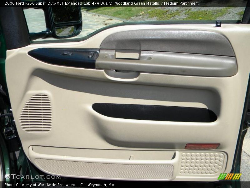 Woodland Green Metallic / Medium Parchment 2000 Ford F350 Super Duty XLT Extended Cab 4x4 Dually