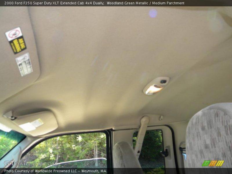 Woodland Green Metallic / Medium Parchment 2000 Ford F350 Super Duty XLT Extended Cab 4x4 Dually