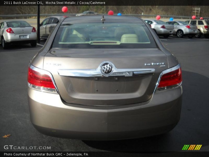 Mocha Steel Metallic / Cocoa/Cashmere 2011 Buick LaCrosse CXL
