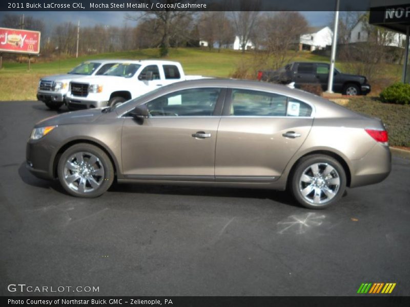 Mocha Steel Metallic / Cocoa/Cashmere 2011 Buick LaCrosse CXL