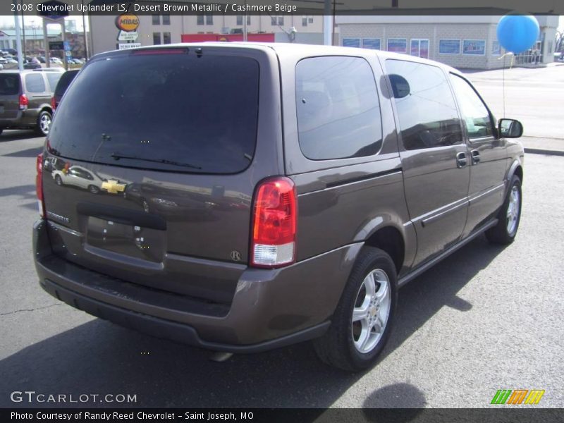 Desert Brown Metallic / Cashmere Beige 2008 Chevrolet Uplander LS