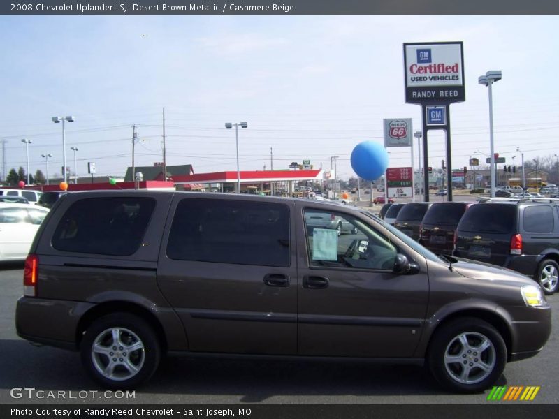 Desert Brown Metallic / Cashmere Beige 2008 Chevrolet Uplander LS