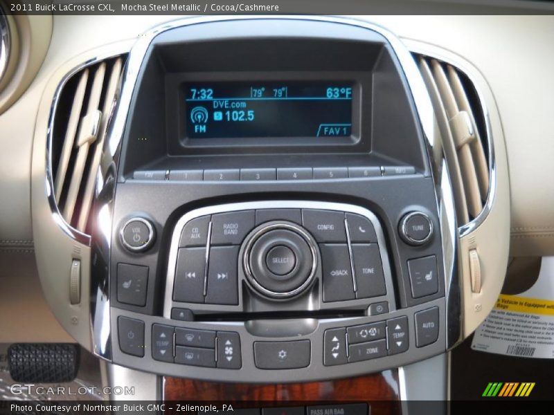 Mocha Steel Metallic / Cocoa/Cashmere 2011 Buick LaCrosse CXL