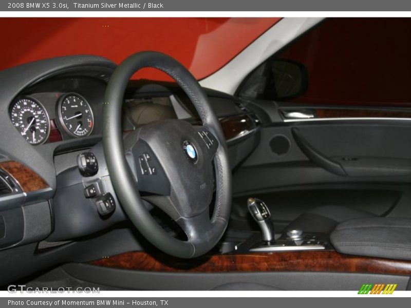 Titanium Silver Metallic / Black 2008 BMW X5 3.0si