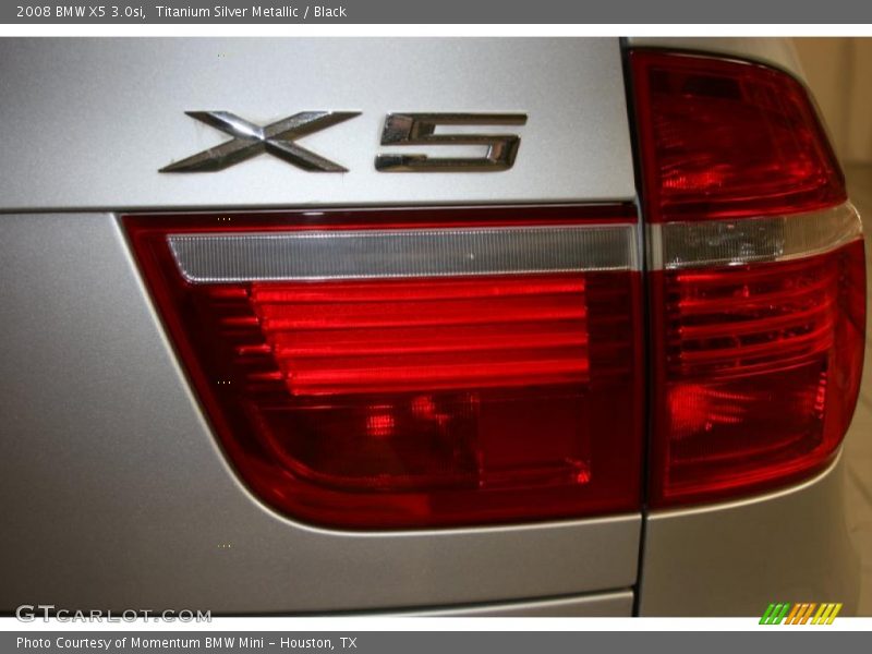 Titanium Silver Metallic / Black 2008 BMW X5 3.0si