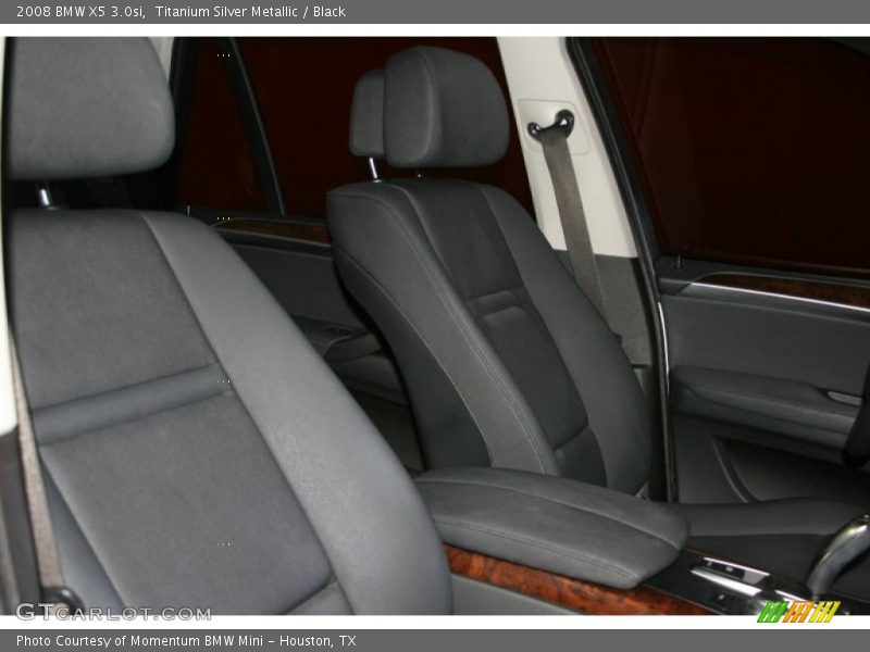 Titanium Silver Metallic / Black 2008 BMW X5 3.0si