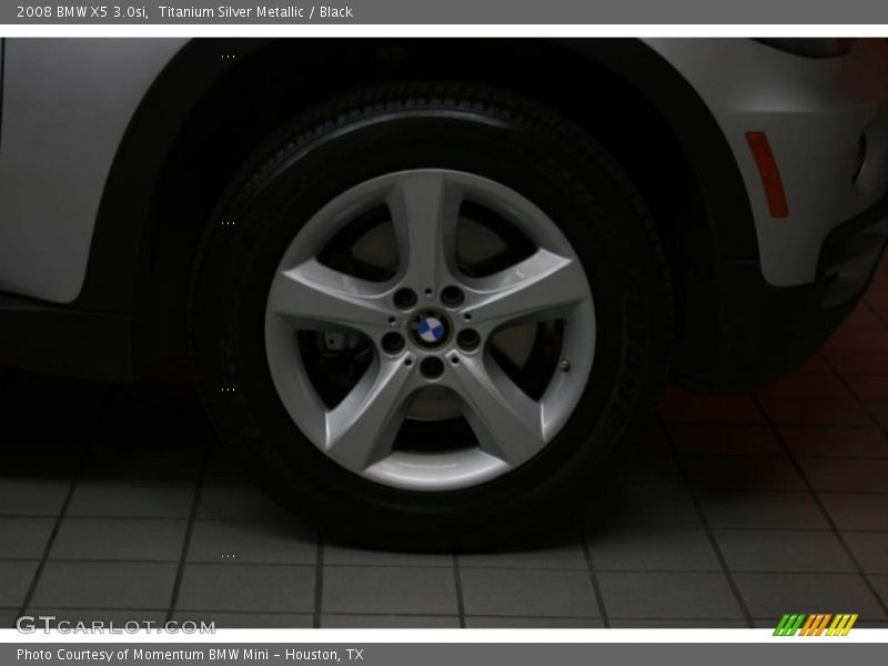 Titanium Silver Metallic / Black 2008 BMW X5 3.0si