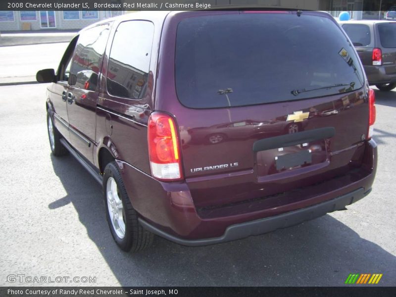 Bordeaux Red Metallic / Cashmere Beige 2008 Chevrolet Uplander LS