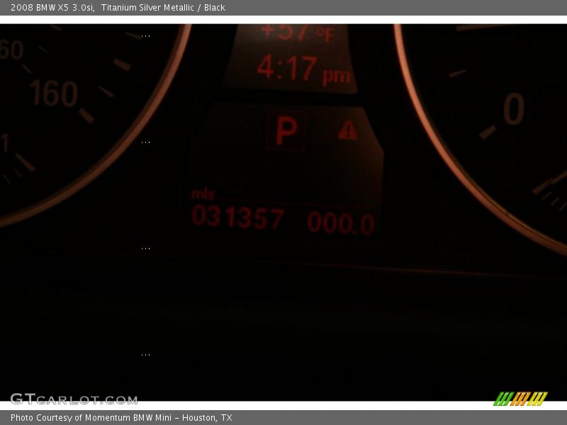 Titanium Silver Metallic / Black 2008 BMW X5 3.0si
