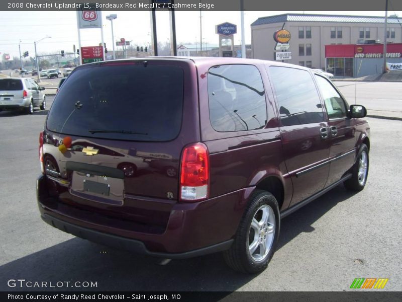Bordeaux Red Metallic / Cashmere Beige 2008 Chevrolet Uplander LS