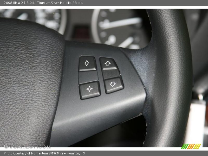 Titanium Silver Metallic / Black 2008 BMW X5 3.0si