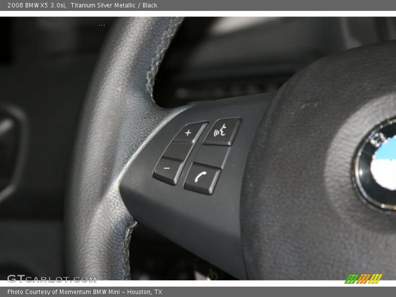Titanium Silver Metallic / Black 2008 BMW X5 3.0si