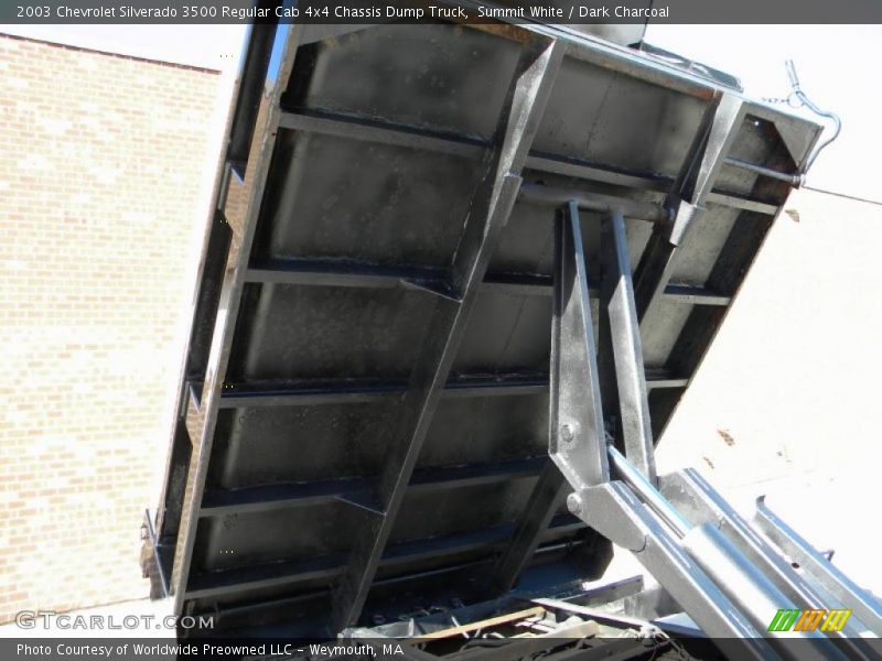 Summit White / Dark Charcoal 2003 Chevrolet Silverado 3500 Regular Cab 4x4 Chassis Dump Truck