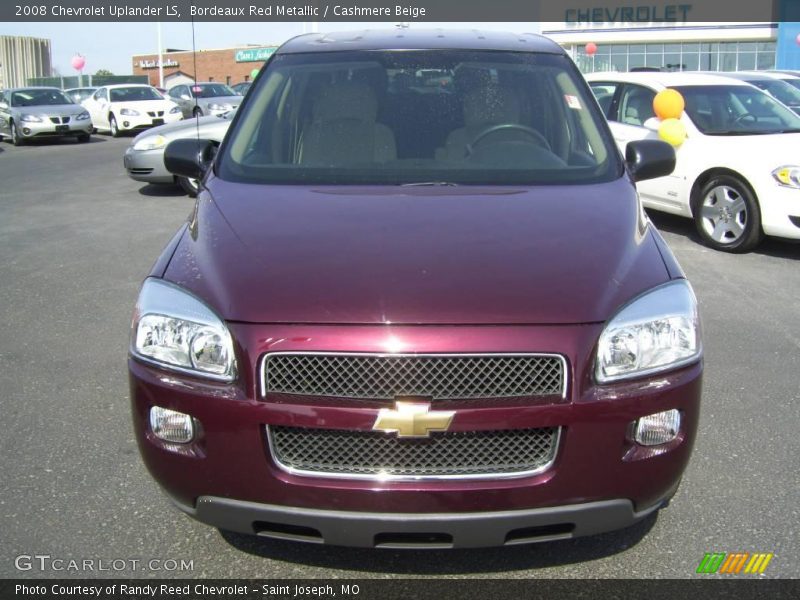 Bordeaux Red Metallic / Cashmere Beige 2008 Chevrolet Uplander LS