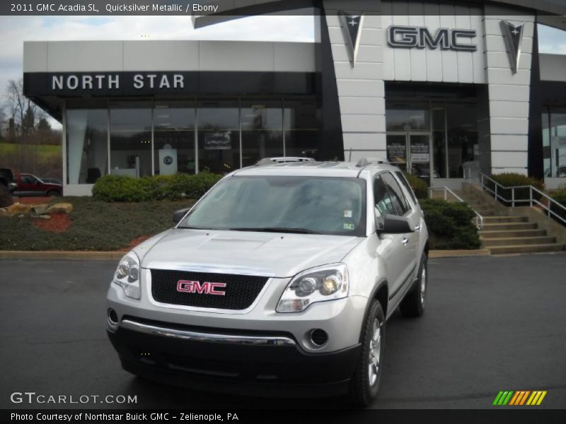 Quicksilver Metallic / Ebony 2011 GMC Acadia SL