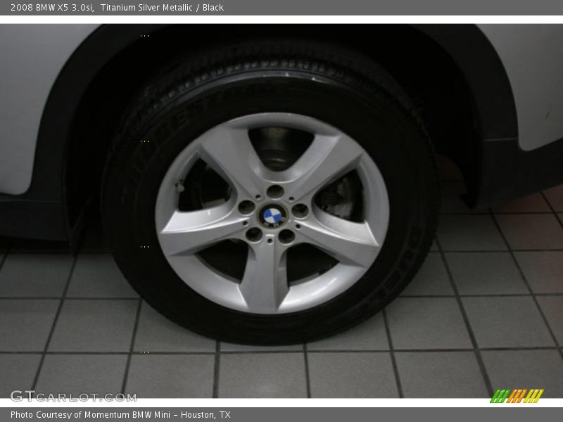Titanium Silver Metallic / Black 2008 BMW X5 3.0si